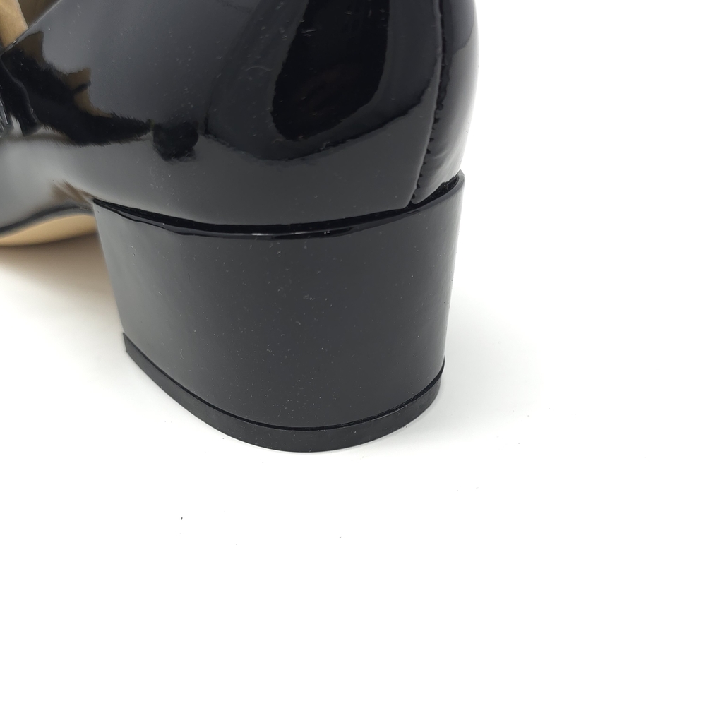 Marc Fisher Black Patent Mary Jane Block Heels 6M - Picture 8 of 12